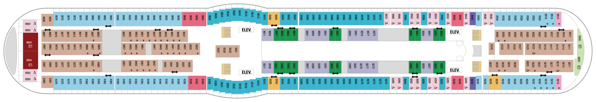 Deck 8 plan